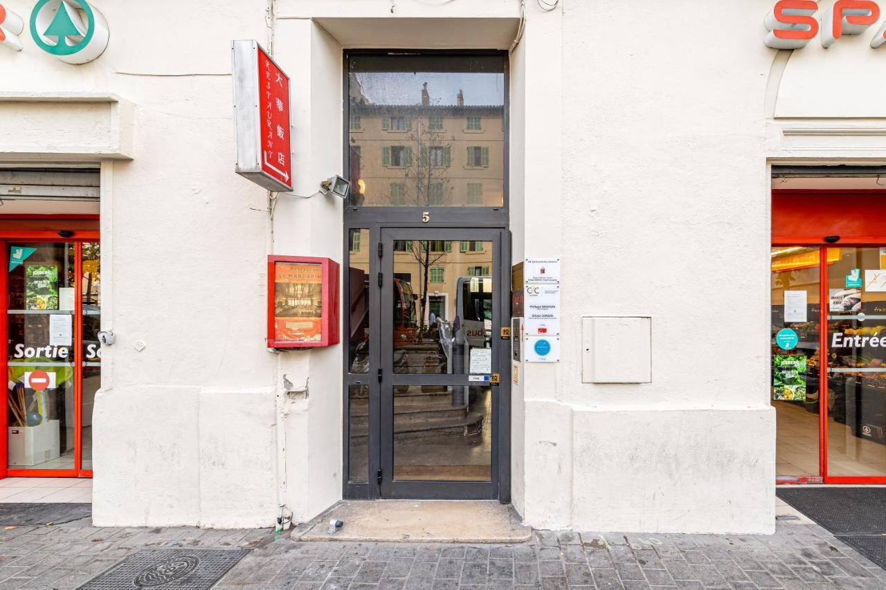 Studio Bleu 29M2, 120M Vieux-Port , Clim ,Wifi, Acces Autonome Avec Code Marseille Eksteriør bilde